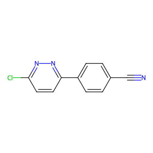 3-Chloro-6-(4-cyanophenyl)pyridazine structure