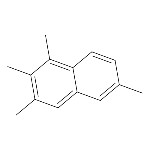 Naphthalene, 1,2,3,6-tetramethyl- structure