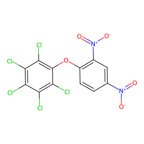 1,2,3,4,5-Pentachloro-6-(2,4-dinitrophenoxy)benzene structure