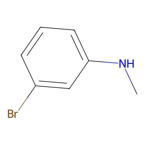 3-Bromo-N-methylaniline structure