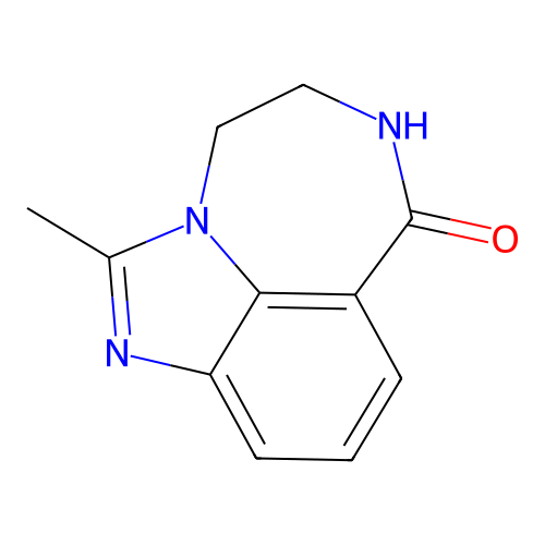 2-Methyl-7-oxo-4,5,6,7-tetrahydroimidazo(4,5,1-jk)[1,4]benzodiazepine structure