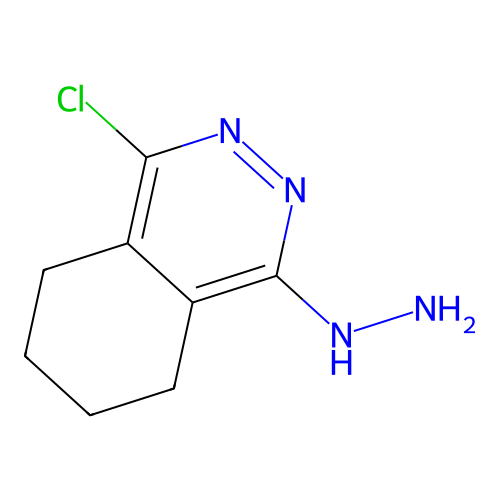 1-Chloro-4-hydrazinyl-5,6,7,8-tetrahydrophthalazine structure