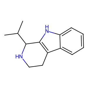 1-(Propan-2-yl)-2,3,4,9-tetrahydro-1H-beta-carboline structure