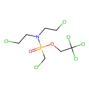 3,4,5-Tris[(2-chlorobenzyl)sulfanyl]pyridazine structure