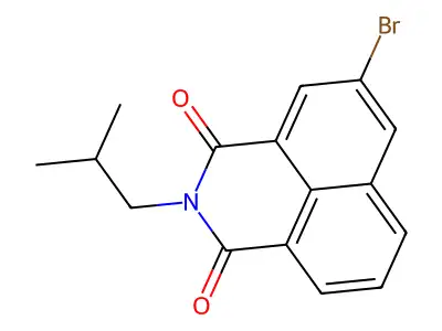 5-Bromo-2-(2-methylpropyl)benzo[de]isoquinoline-1,3-dione structure