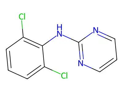 2-Pyrimidinamine, N-(2,6-dichlorophenyl)- structure