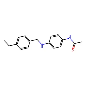 N-[4-[(4-ethylphenyl)methylamino]phenyl]acetamide structure