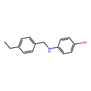 4-[(4-Ethylbenzyl)amino]phenol structure