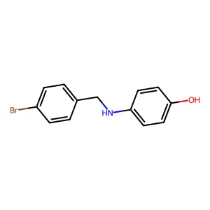 4-[(4-Bromobenzyl)amino]phenol structure