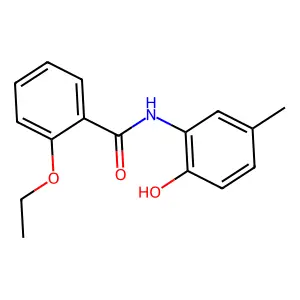 2-乙氧基-N-(2-羟基-5-甲基苯基)苯甲酰胺 structure