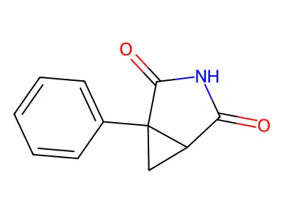 1-Phenyl-3-azabicyclo(3.1.0)hexane-2,4-dione structure
