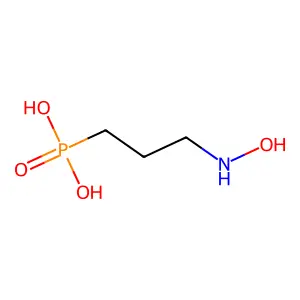 3-(羟氨基)丙基膦酸 structure