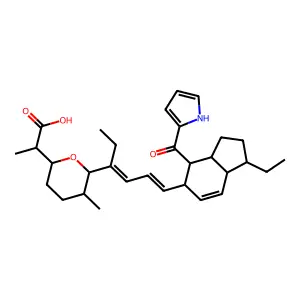 英达霉素 structure