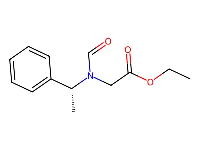 2-[Formyl(1-phenylethyl)amino]butanoic acid structure