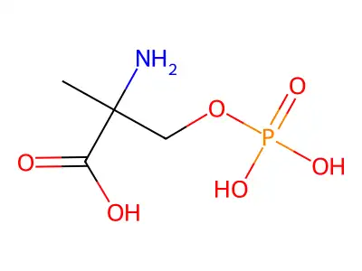 alpha-methylserine-O-phosphate structure