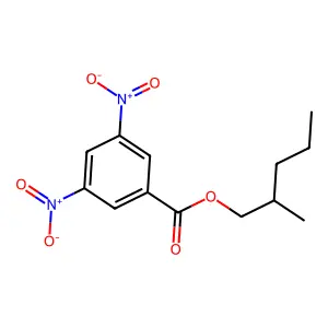 2-Methylpentyl 3,5-dinitrobenzoate structure