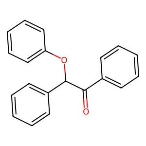 2-Phenoxy-1,2-diphenylethan-1-one structure
