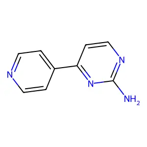 4-(Pyridin-4-yl)pyrimidin-2-amine structure