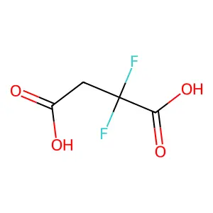 2,2-Difluorosuccinic acid structure