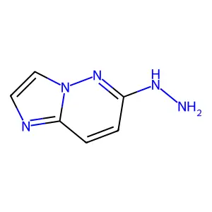 (Imidazo(1,2-b)pyridazin-6-yl)hydrazine structure