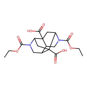 tetrahydro-3,8,4,7-dimethano-[2,6]naphthyridine-2,4,6,8-tetr structure