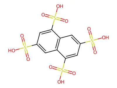 1,3,5,7-Naphthalenetetrasulfonic acid structure