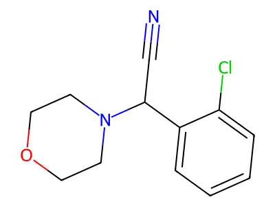 2-(2-Chlorophenyl)-2-(morpholin-4-yl)acetonitrile structure