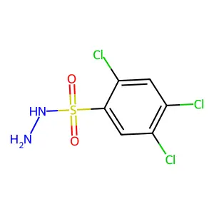 2,4,5-三氯苯磺酰肼 structure