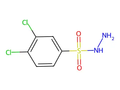 3,4-Dichlorobenzenesulfonohydrazide structure