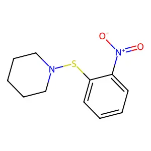 Piperidine, 1-[(2-nitrophenyl)thio]- structure