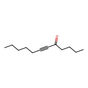 6-Dodecyn-5-one structure