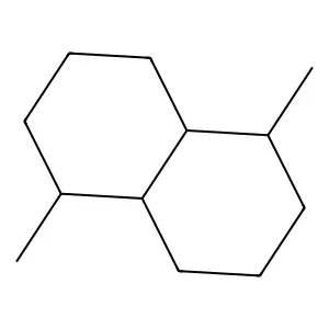 Naphthalene, decahydro-1,5-dimethyl- structure