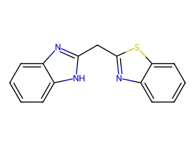 2-((1H-Benzo[d]imidazol-2-yl)methyl)benzo[d]thiazole structure