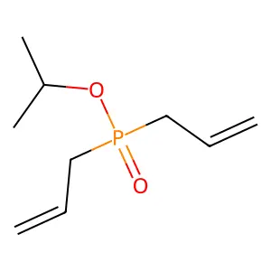 Phosphinic acid, diallyl-, isopropyl ester structure