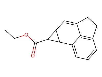 5,6A,7,7A-4H-4H-Cyclopropa(E)acenaphthylene-7-carboxylic acid ethyl ester structure
