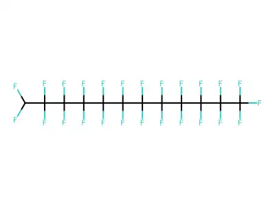 1,1,1,2,2,3,3,4,4,5,5,6,6,7,7,8,8,9,9,10,10,11,11,12,12-Pentacosafluorododecane structure