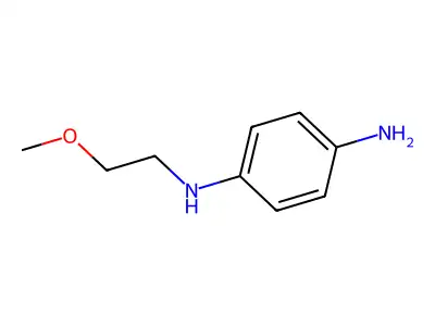 1-N-(2-methoxyethyl)benzene-1,4-diamine structure