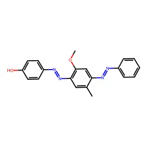 Phenol, 4-((2-methoxy-5-methyl-4-(phenylazo)phenyl)azo)- structure
