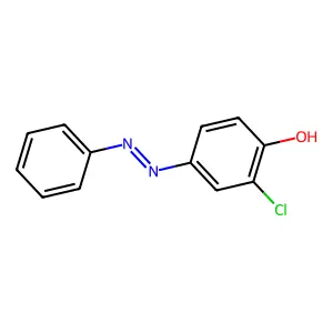 3-Chloro-4-hydroxyazobenzene structure