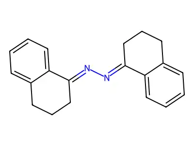 N-(tetralin-1-ylideneamino)tetralin-1-imine structure