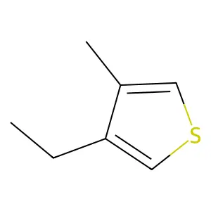 Thiophene, 3-ethyl-4-methyl- structure