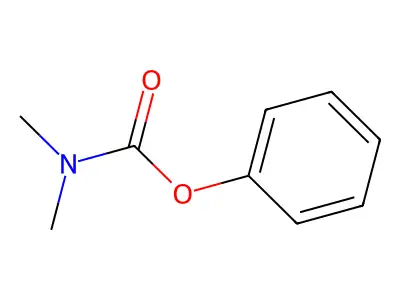 Phenyl N,N-dimethylcarbamate structure