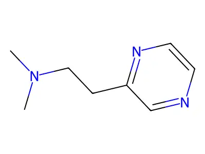 Dimethyl[2-(pyrazin-2-yl)ethyl]amine structure