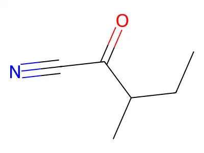 3-Methyl-2-oxopentanenitrile structure