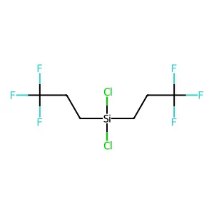 Silane, dichlorobis[3,3,3-trifluoropropyl]- structure