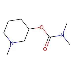 1-Methylpiperidin-3-yl dimethylcarbamate structure