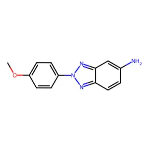 2-(4-Methoxyphenyl)-2H-1,2,3-benzotriazol-5-ylamine structure