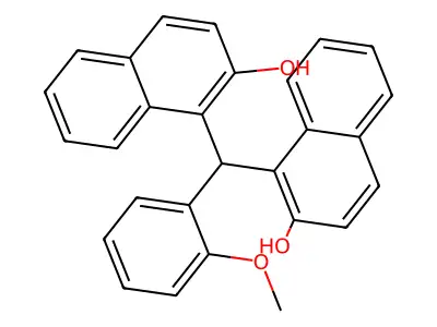 1,1'-(2-Methoxybenzylidene)DI-2-naphthol structure
