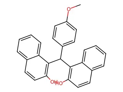 1,1'-(4-Methoxybenzylidene)DI-2-naphthol structure