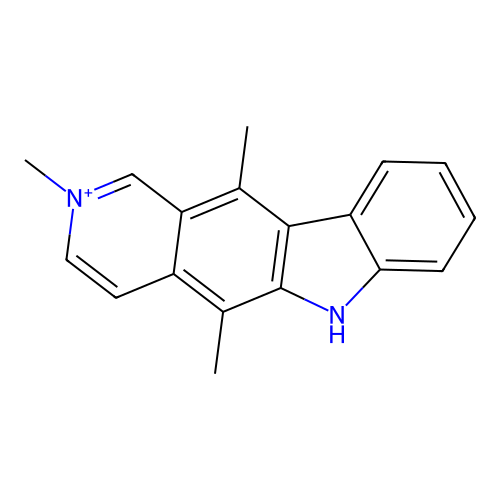 2-Methylellipticinium structure